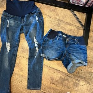 Large maternity pants